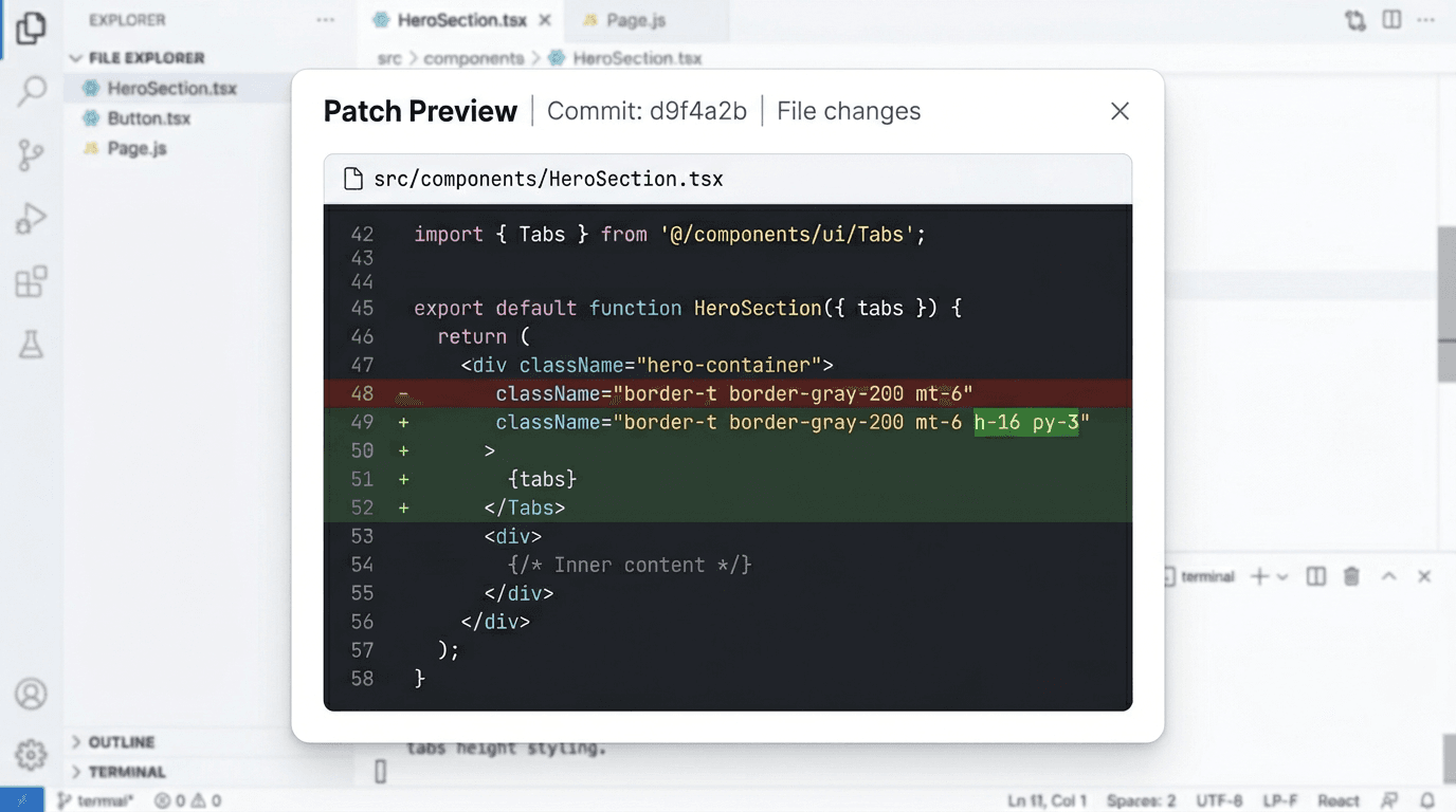 Patch preview preview